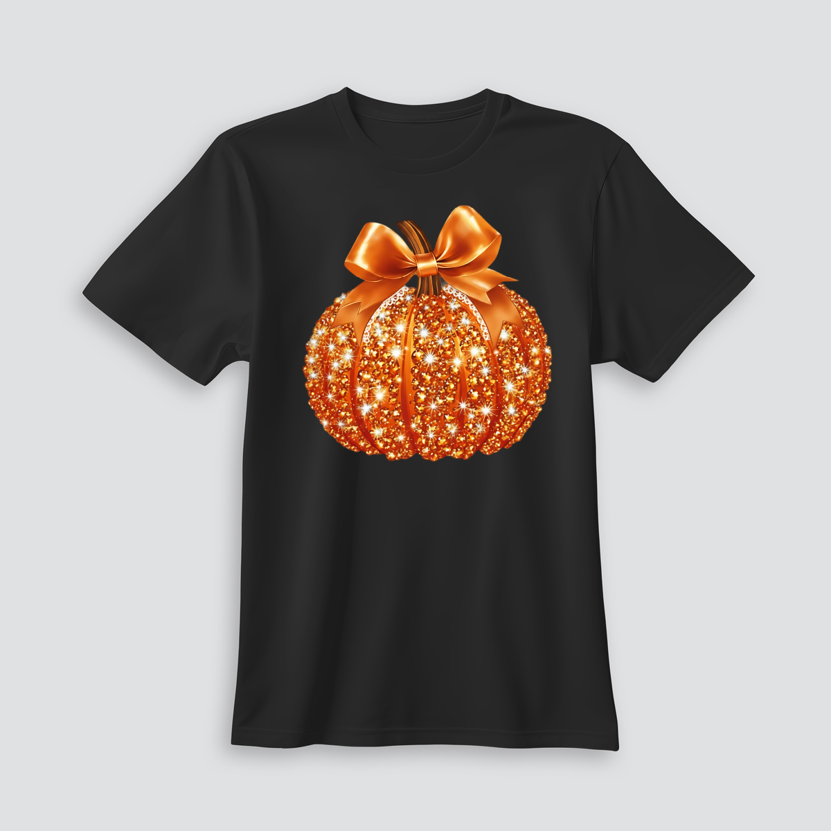Playera con calabaza brillante