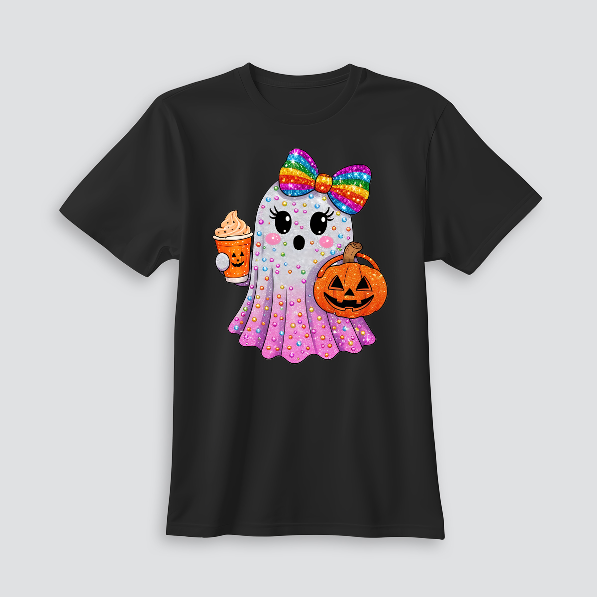 Playera fantasma kawaii pride