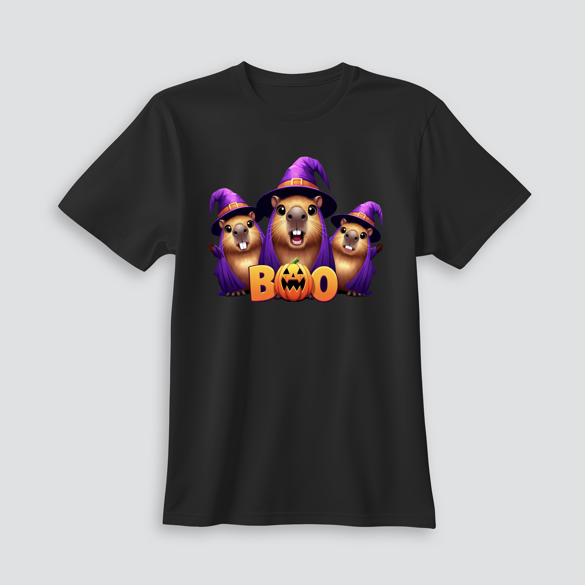 Playera de Halloween con Capibaras
