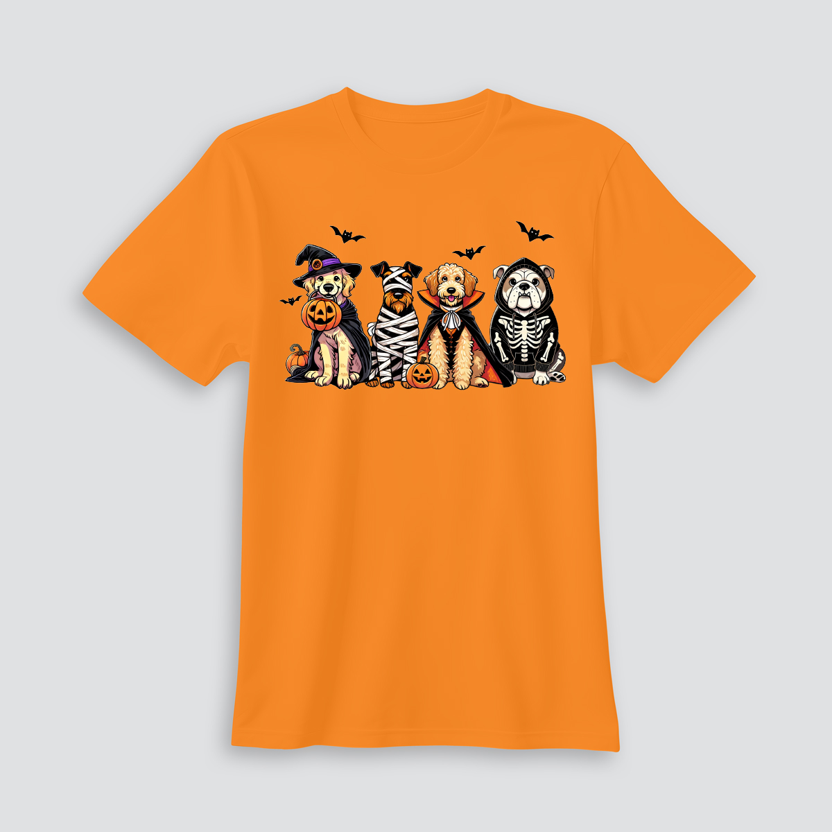 Playera de Halloween con perros
