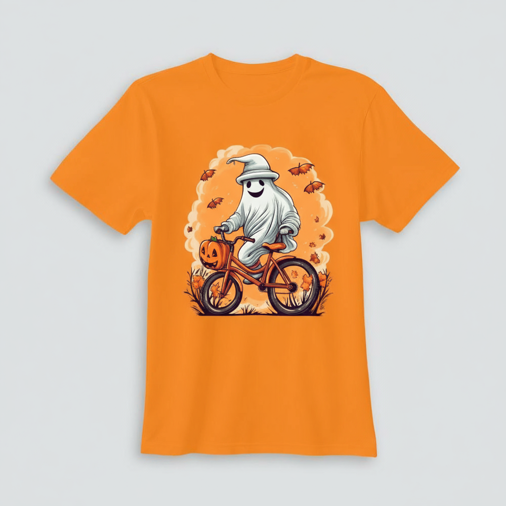 Playera de fantasma ciclista