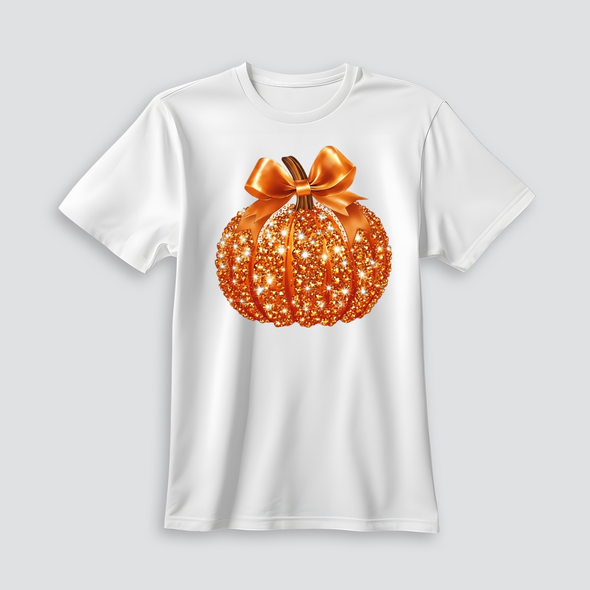 Playera con calabaza brillante