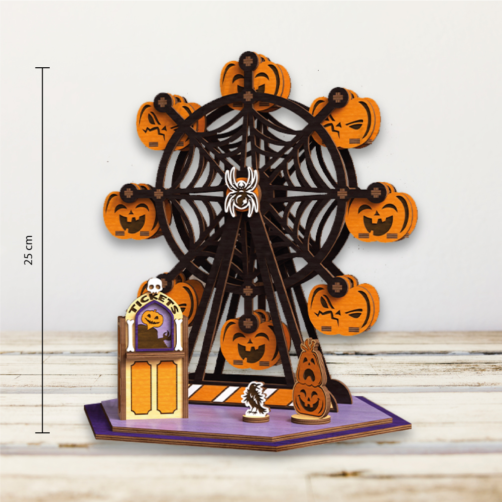 Rueda de la fortuna de Halloween