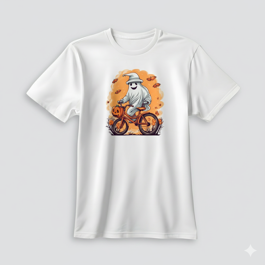 Playera de fantasma ciclista