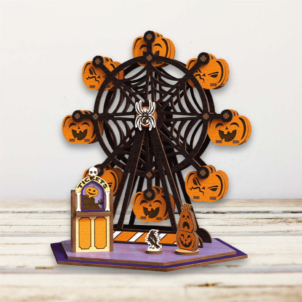 Rueda de la fortuna de Halloween