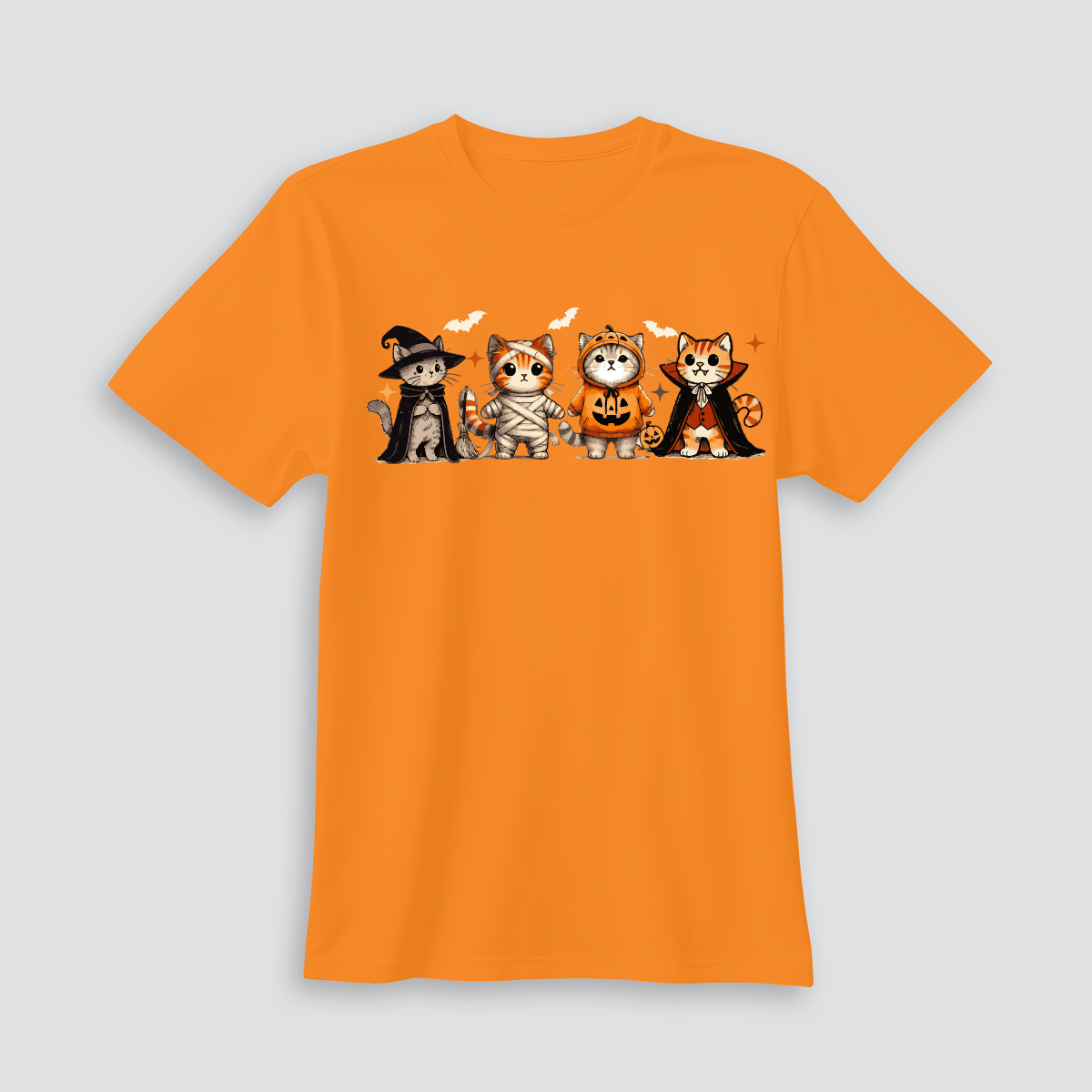 Playera de gatos de Halloween