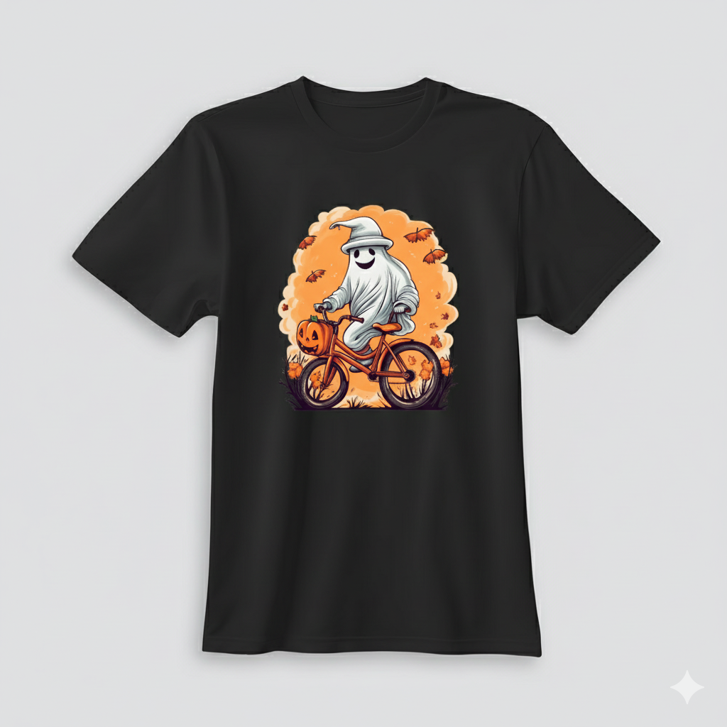 Playera de fantasma ciclista