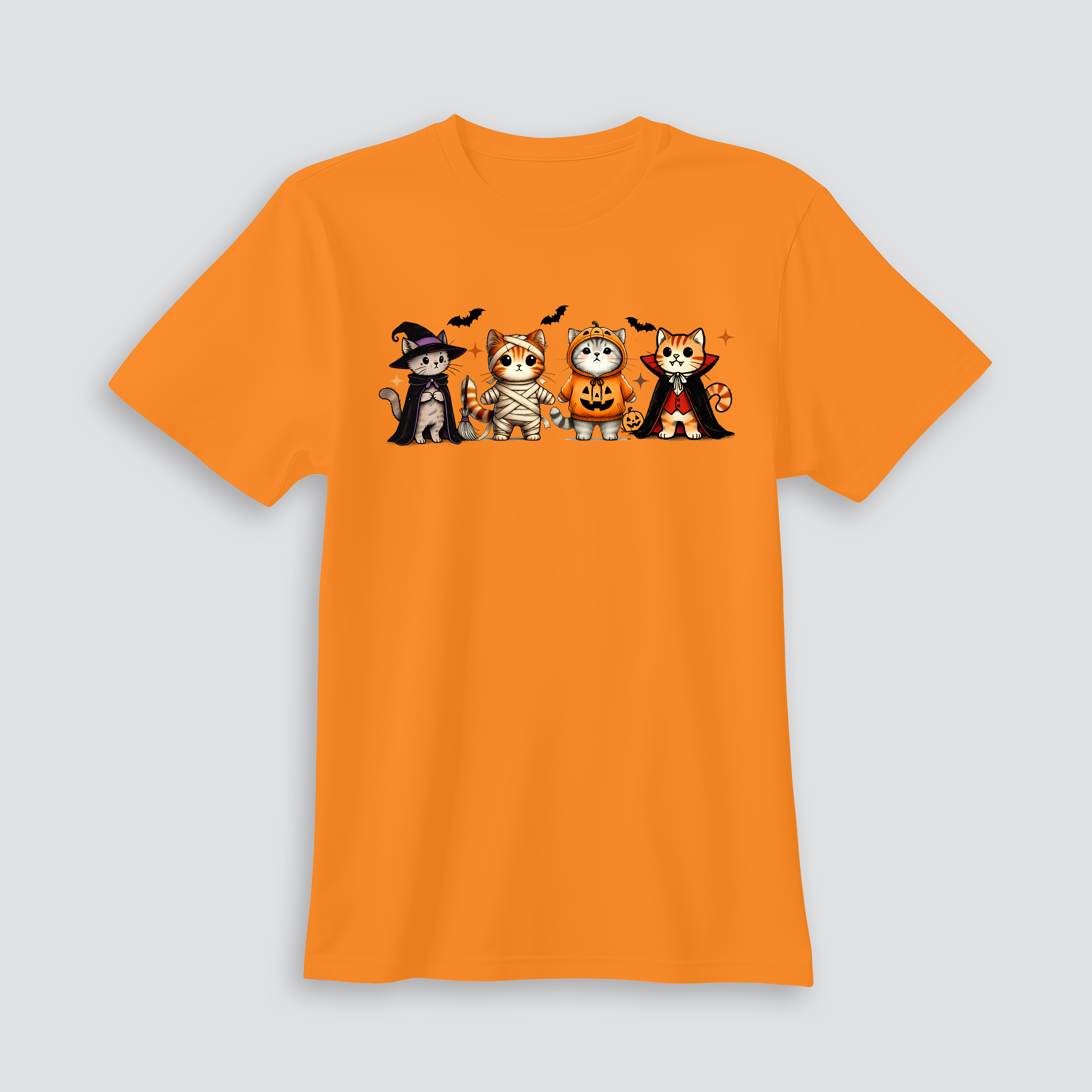 Playera de gatos de Halloween