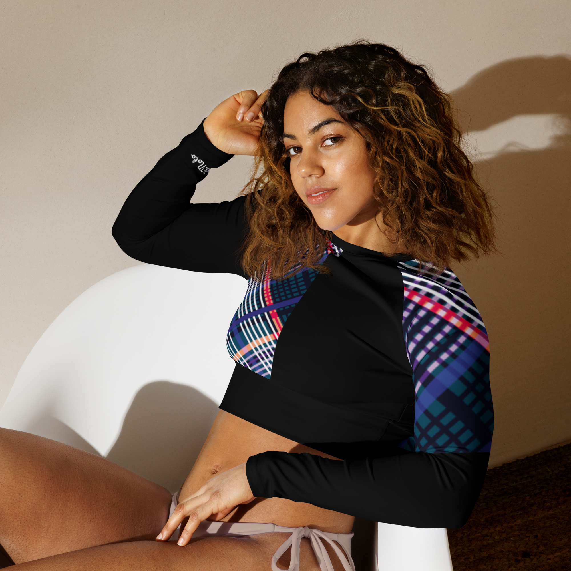 RRM Tartan Ride Crop Top