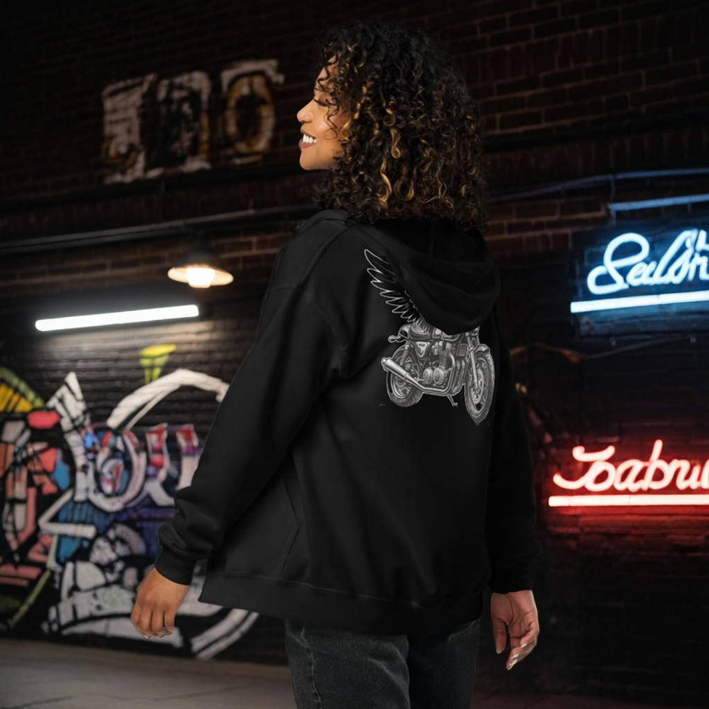 RRM Raven Biker Hoodie