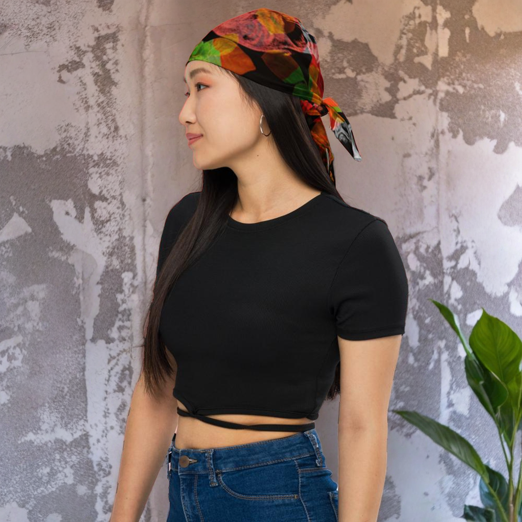 RRM Rose Your Skull Bandana