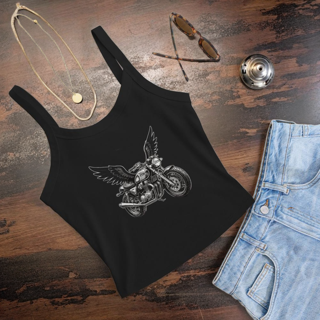 RRM Raven Biker Crop Top