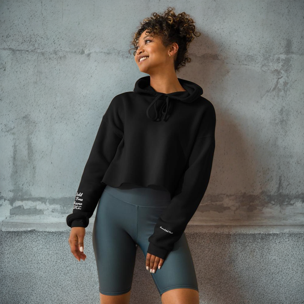 RRM Raven Crop Hoodie