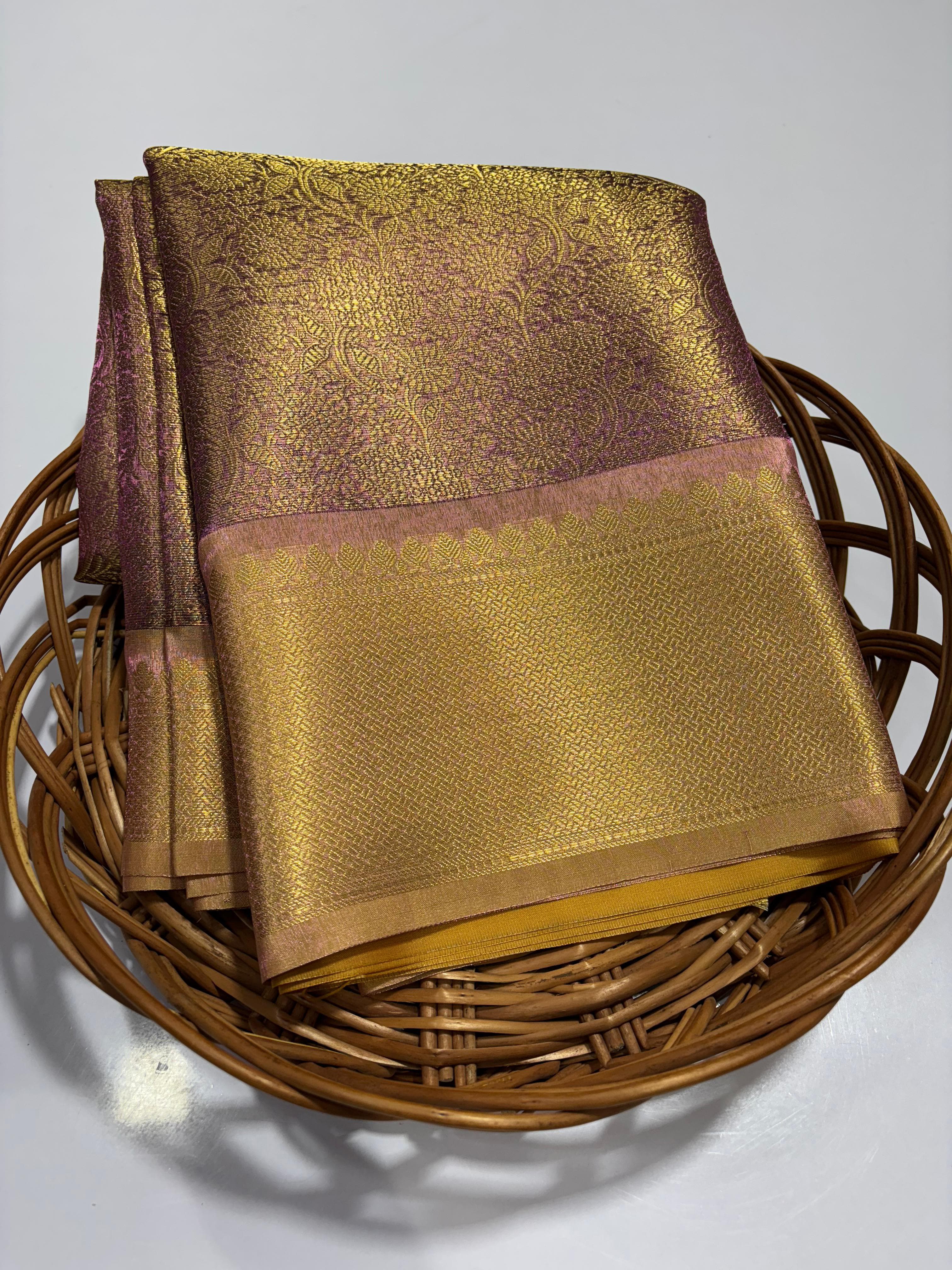 Traditional Kanjivaram Tissue Silk Saree