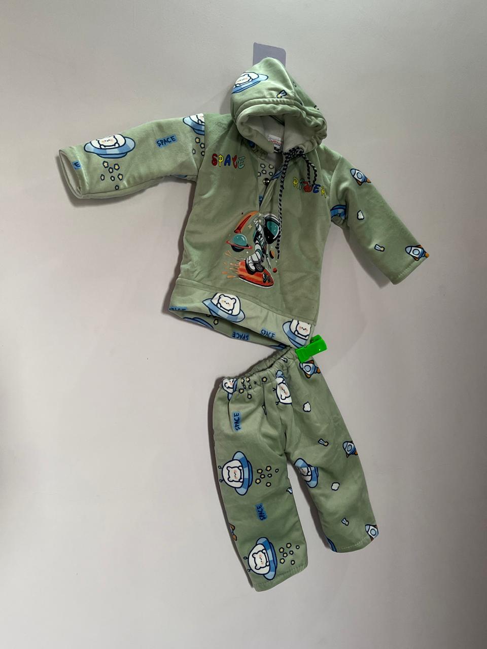 Cozy Astronaut Fleece Winter Set for Babies & Toddlers