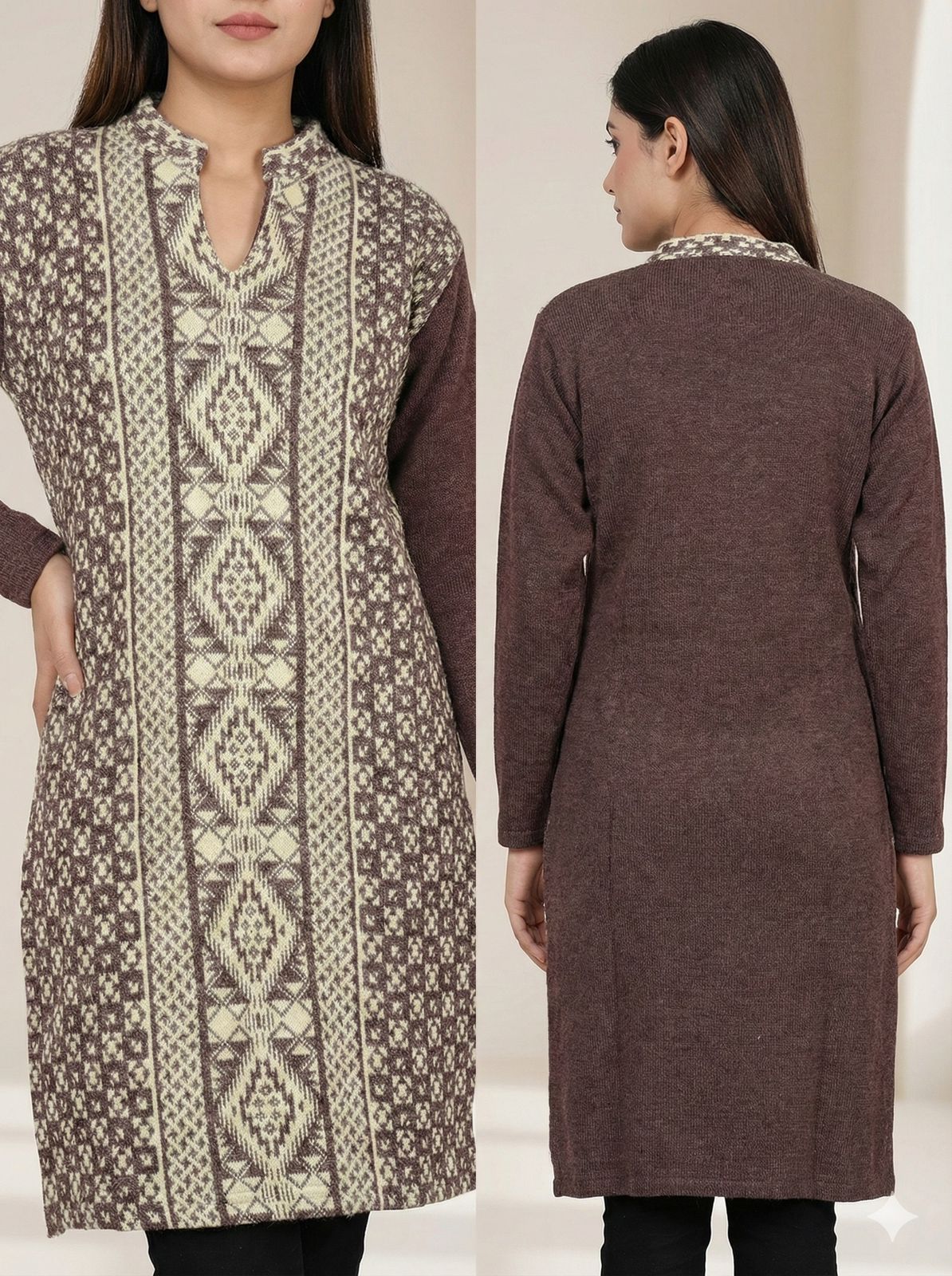 🍂 Heritage Knitwear Collection: Wool Blend Winter Suit