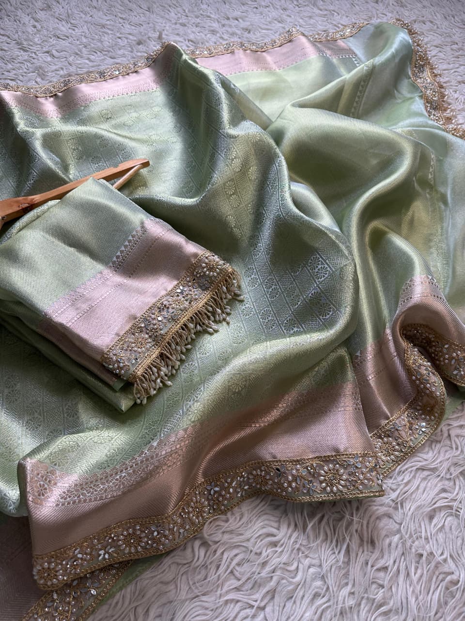 Kanjivaram Tissue Saree