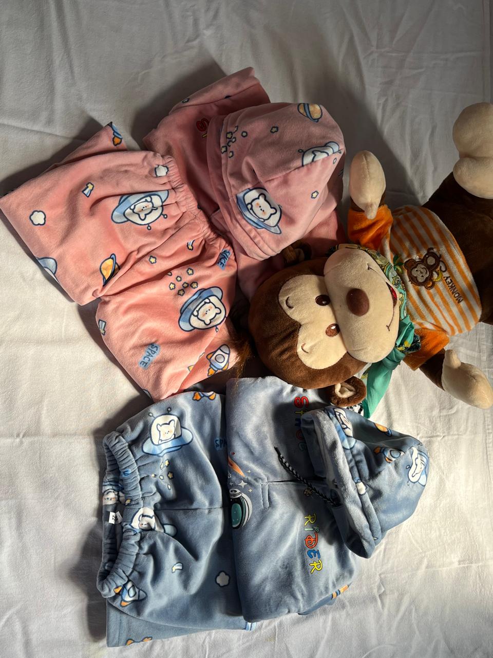 Cozy Astronaut Fleece Winter Set for Babies & Toddlers