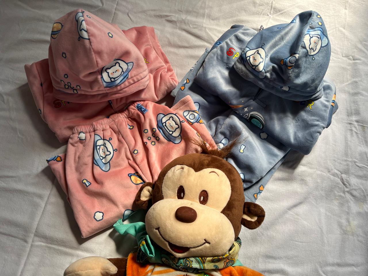 Cozy Astronaut Fleece Winter Set for Babies & Toddlers