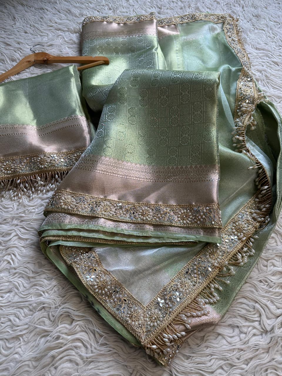Kanjivaram Tissue Saree