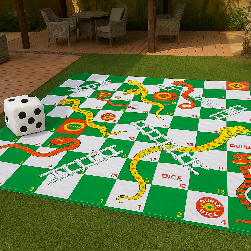 Giant Snakes and Ladders Game Set