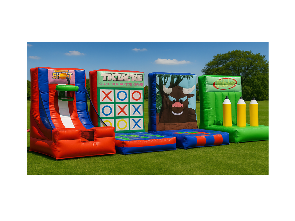 Inflatable Carnival 4 in 1 Game Set