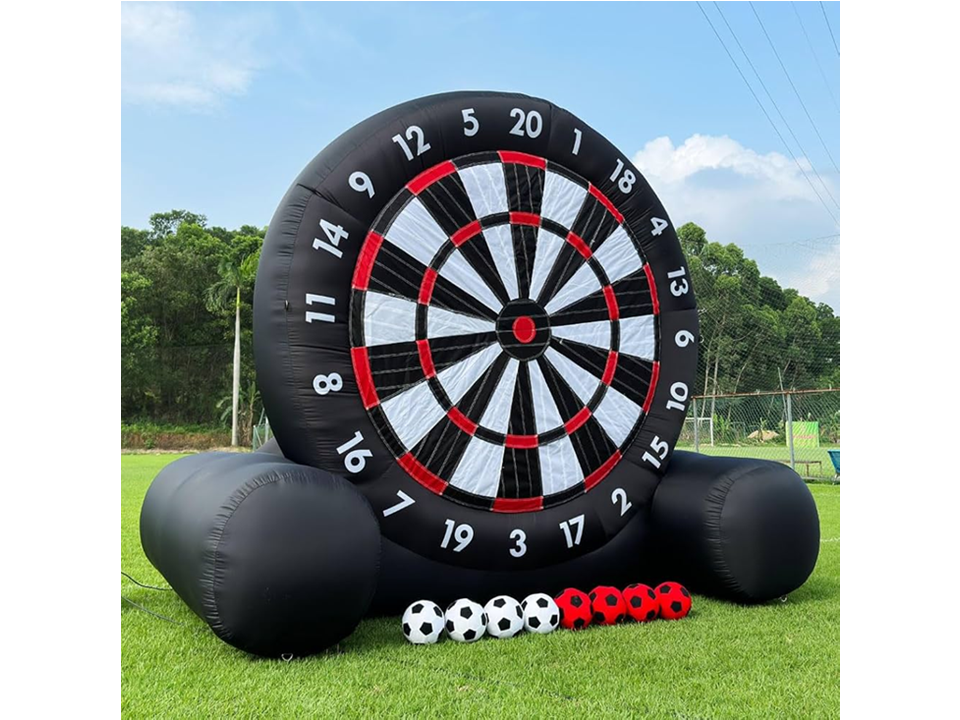 Giant Inflatable Soccer Dartboard 4X3 M