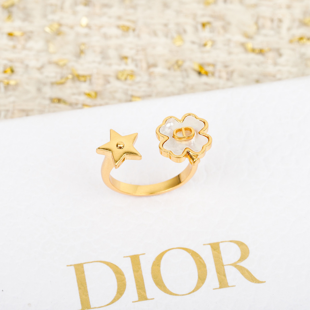 Four-leaf clover star open ring Item No.250477