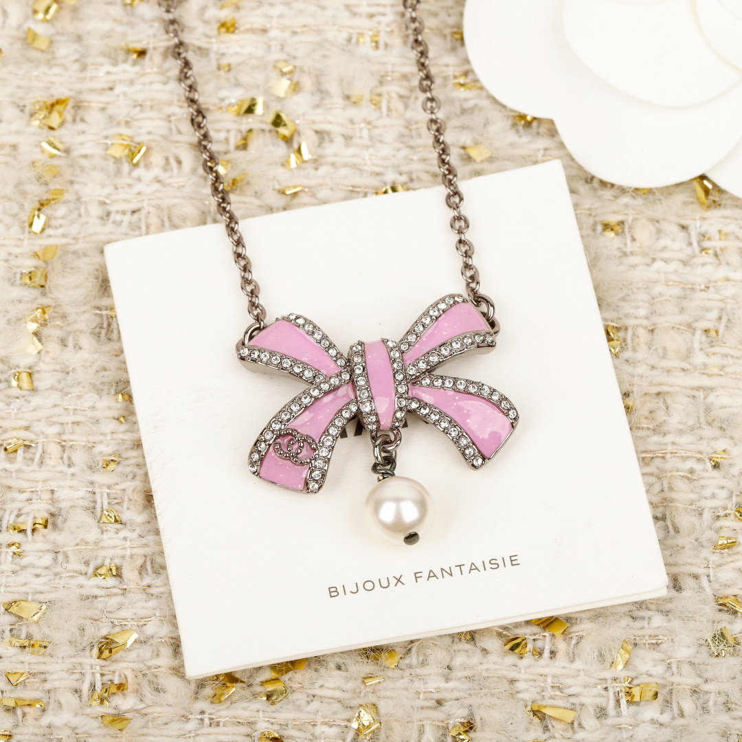 25B Bow Necklace Item No.250460