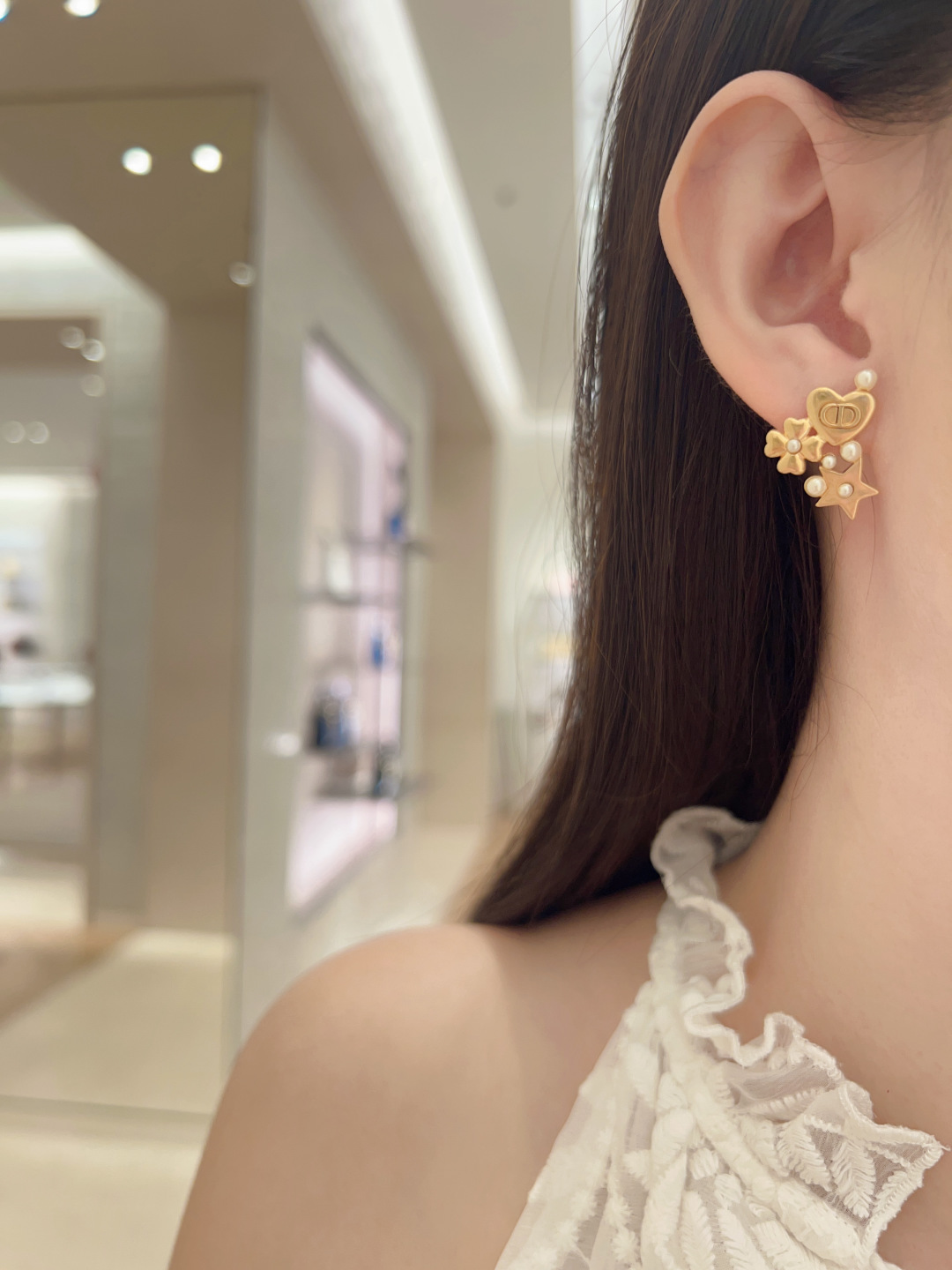 Heart CD Earrings Item No.250467