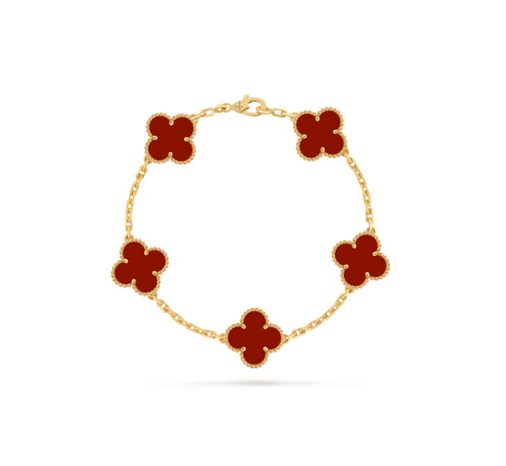 5-piece Four-leaf Alhambra bracelet Item No.RD355