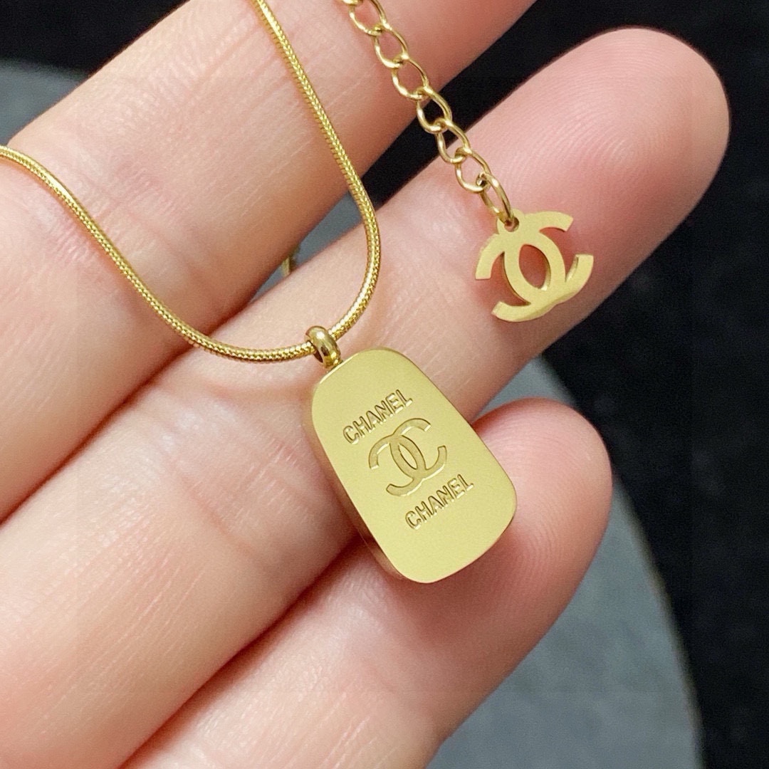 Gold Bar Necklace Item No. C54263