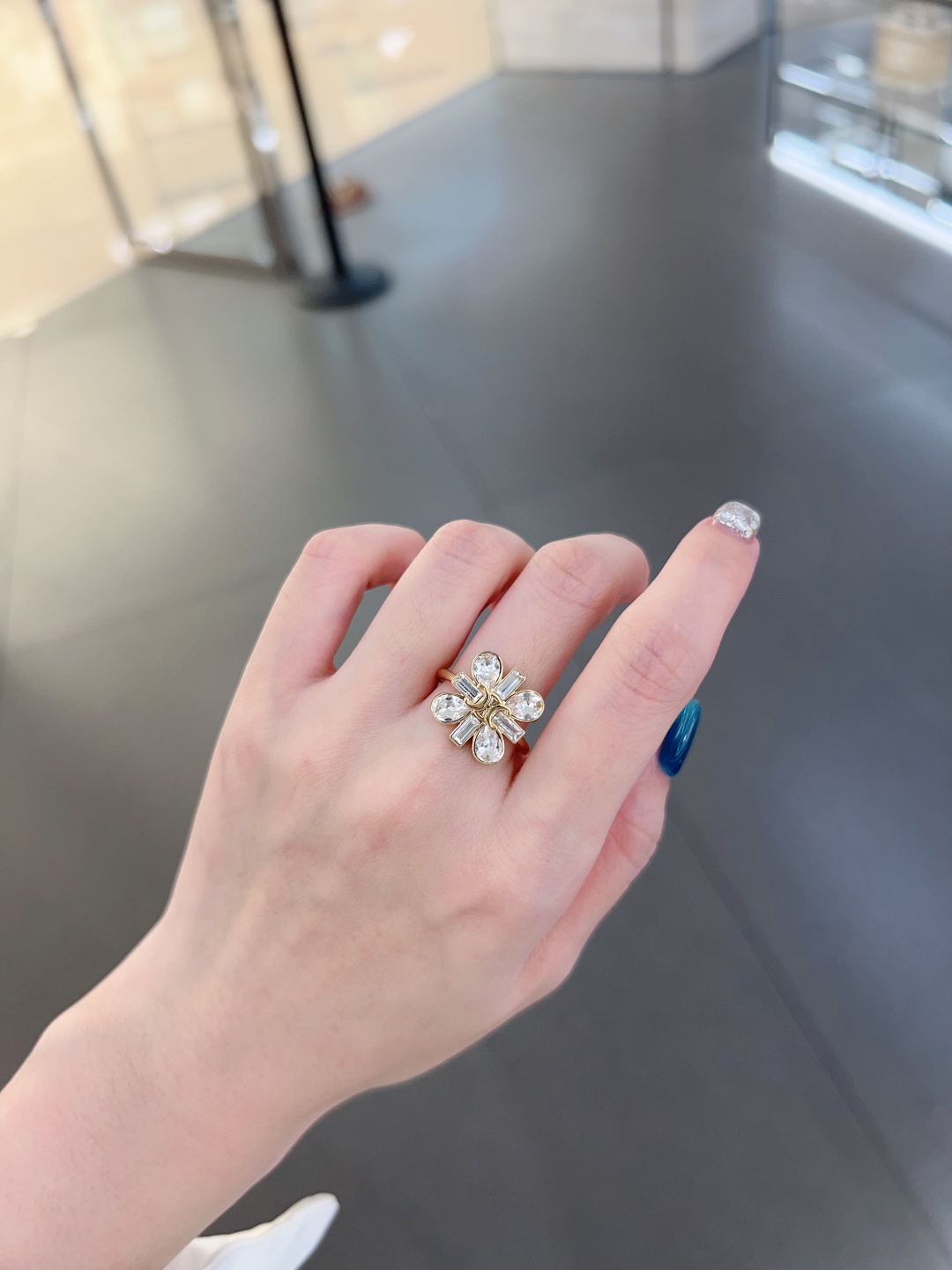 Diamond Arc de Triomphe Ring Item No.250524