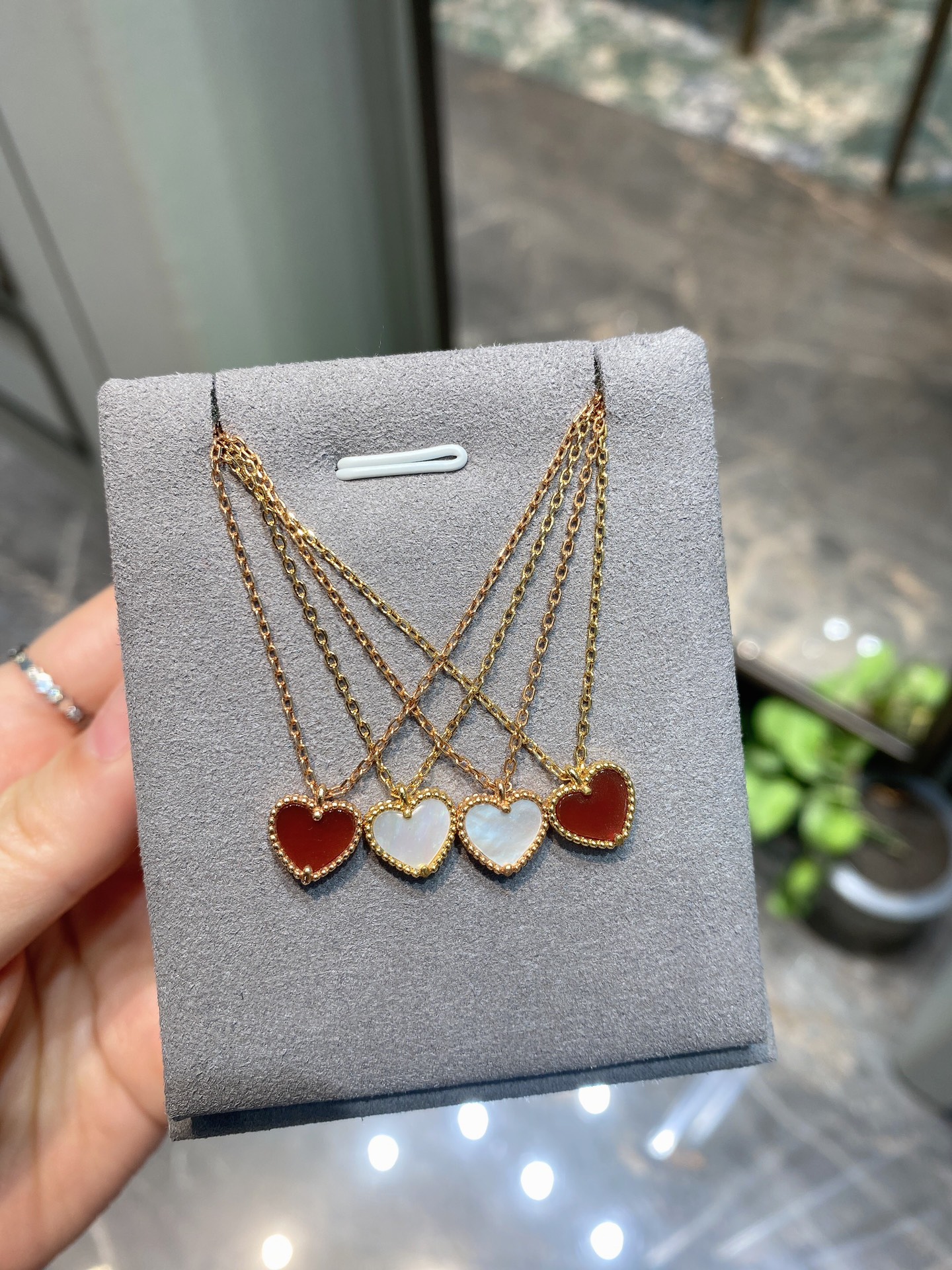 Heart Carnelian Necklace Item No. 380589