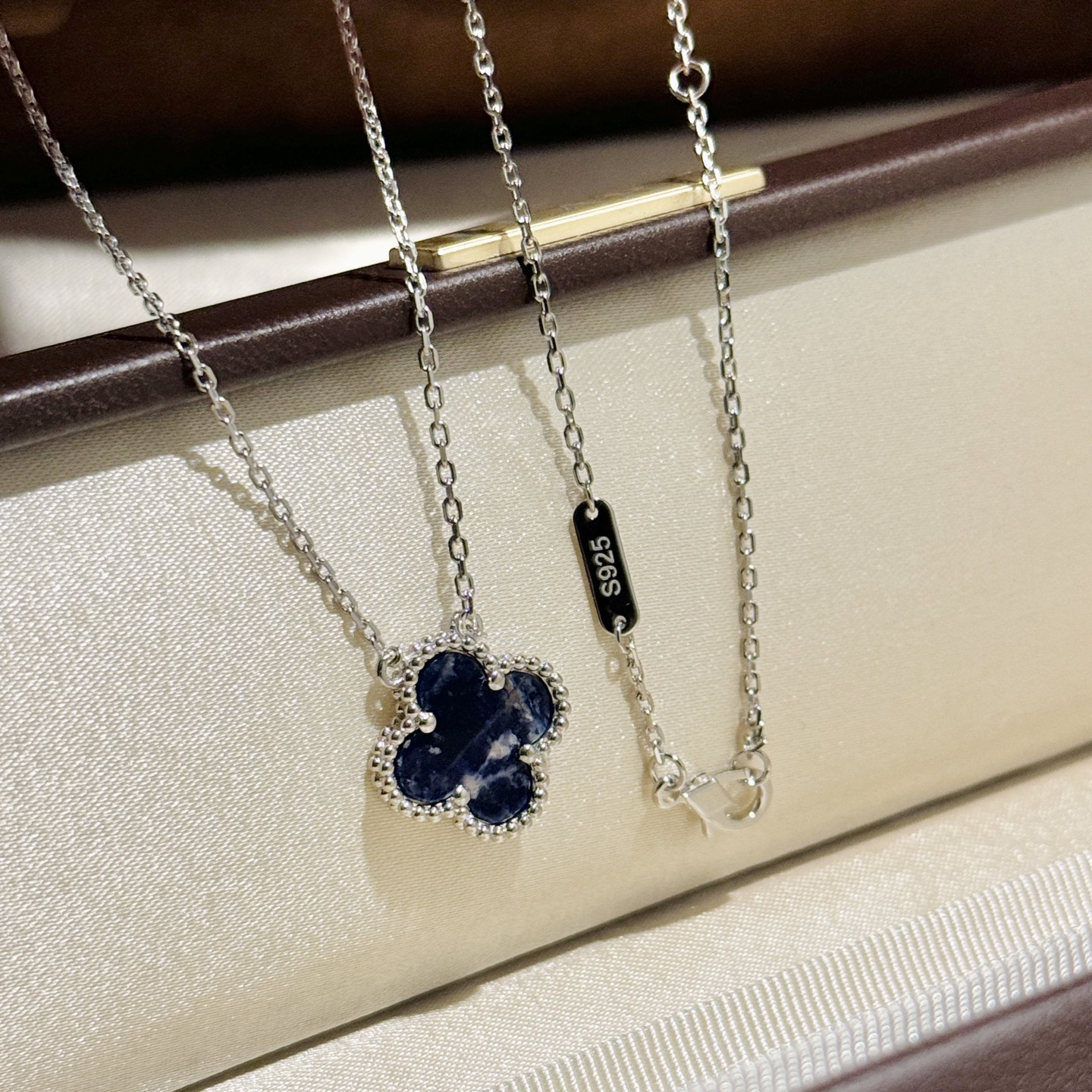 Four-leaf Clover Pietersite Necklace Item No. 54039