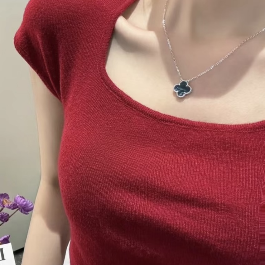 Four-leaf Clover Pietersite Necklace Item No. 54039
