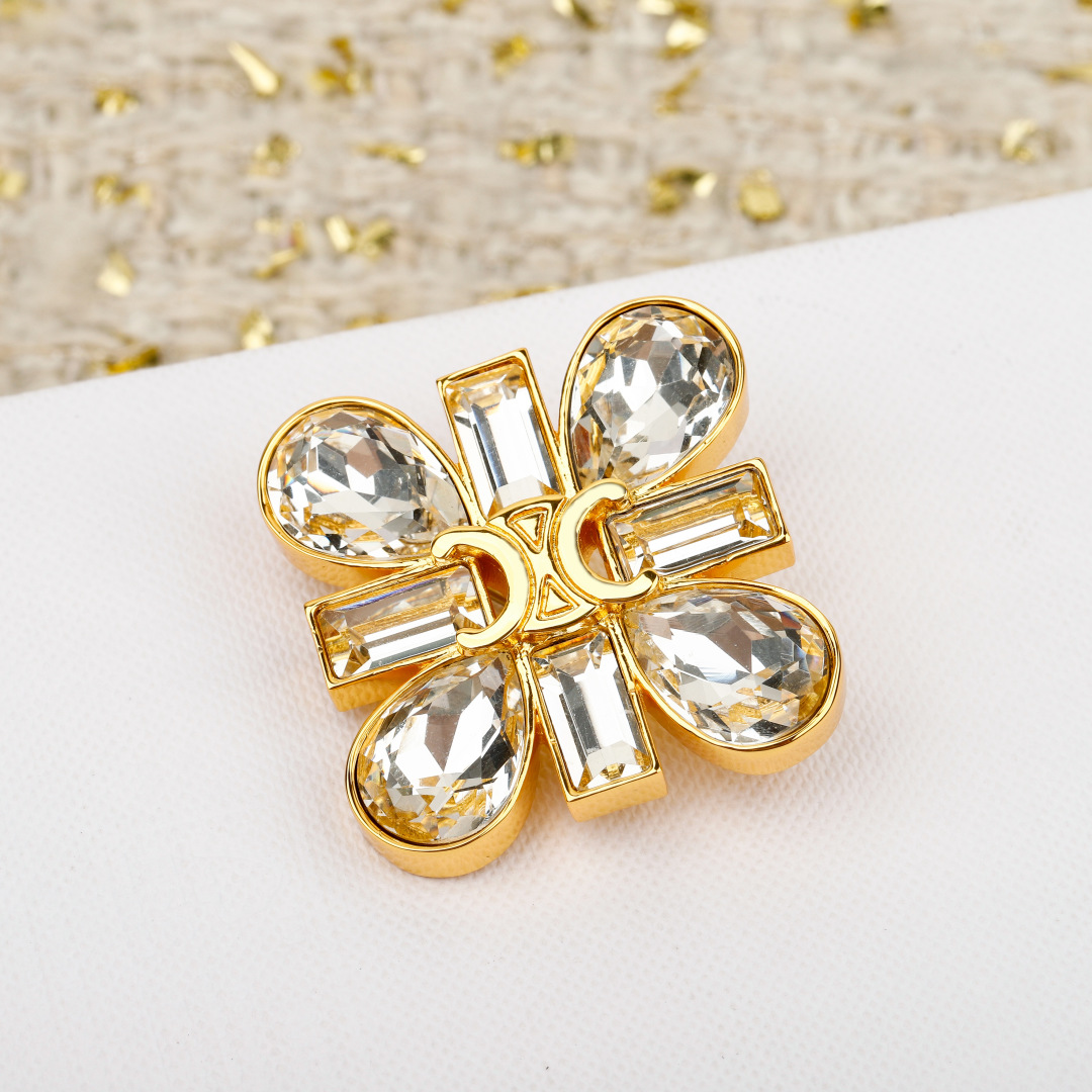 Diamond Arc de Triomphe Brooch Item No.250522