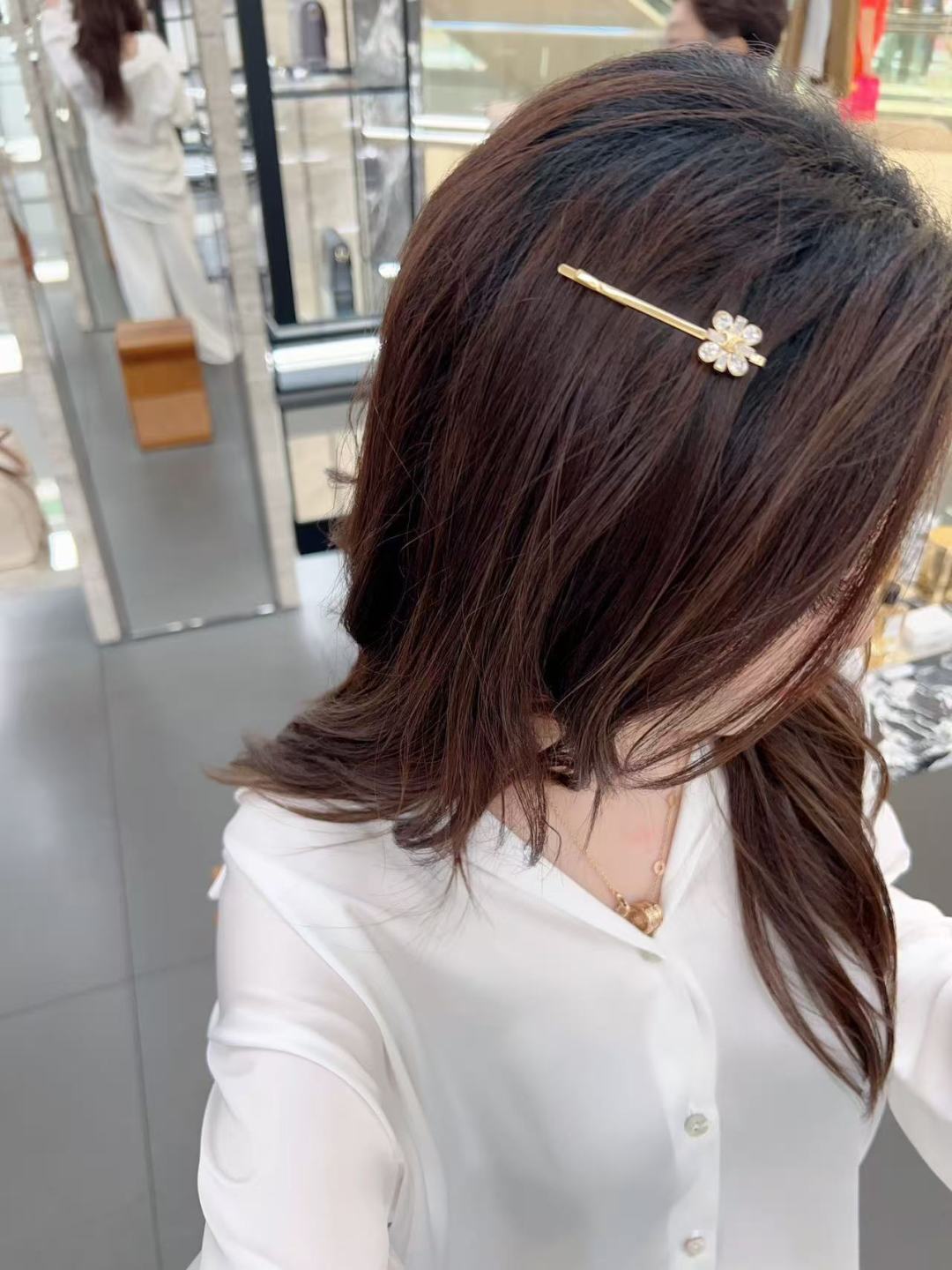 Teardrop Diamond Arc de Triomphe Hairpin Item No.250525