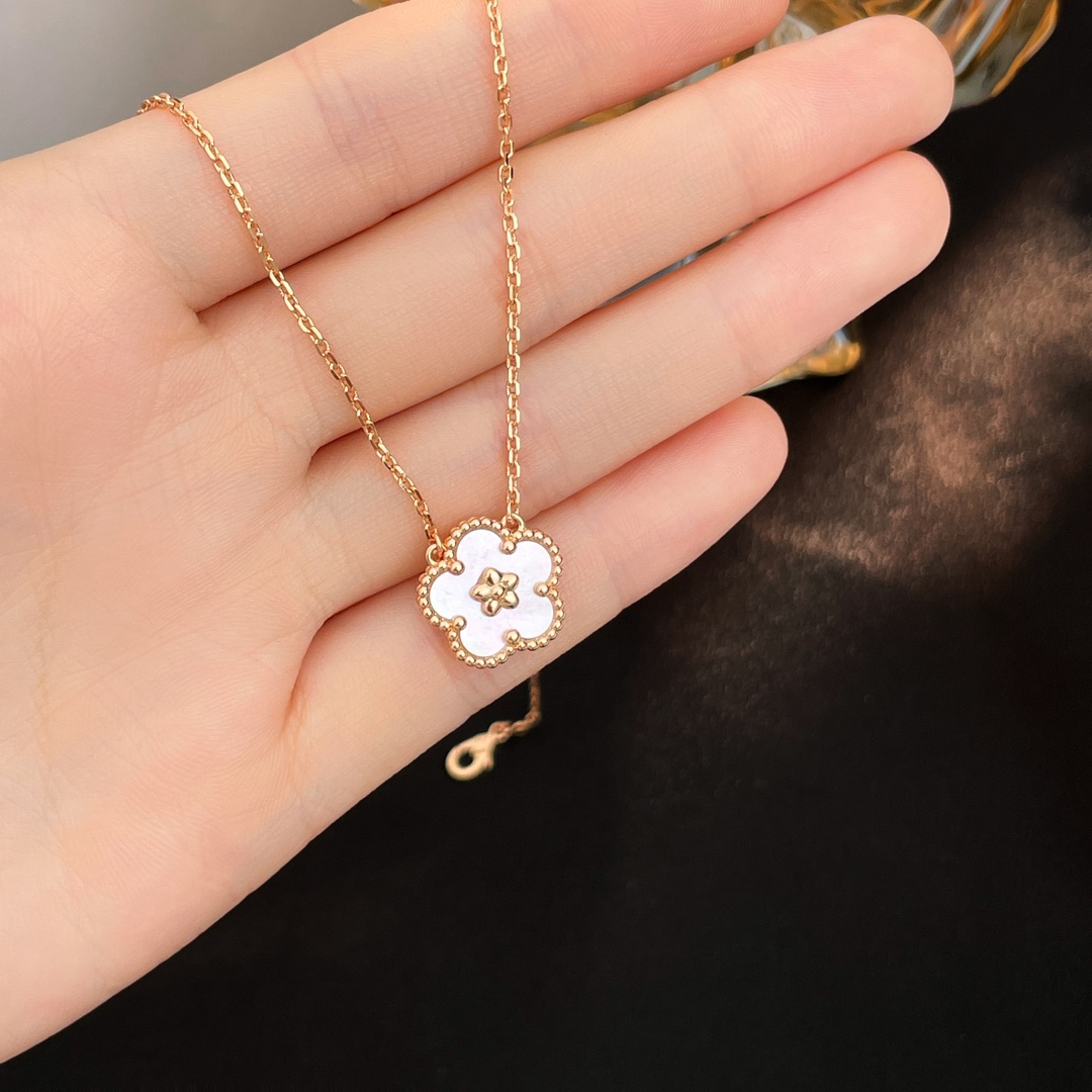 Plum Blossom Mother-of-Pearl Necklace Item No. 3529
