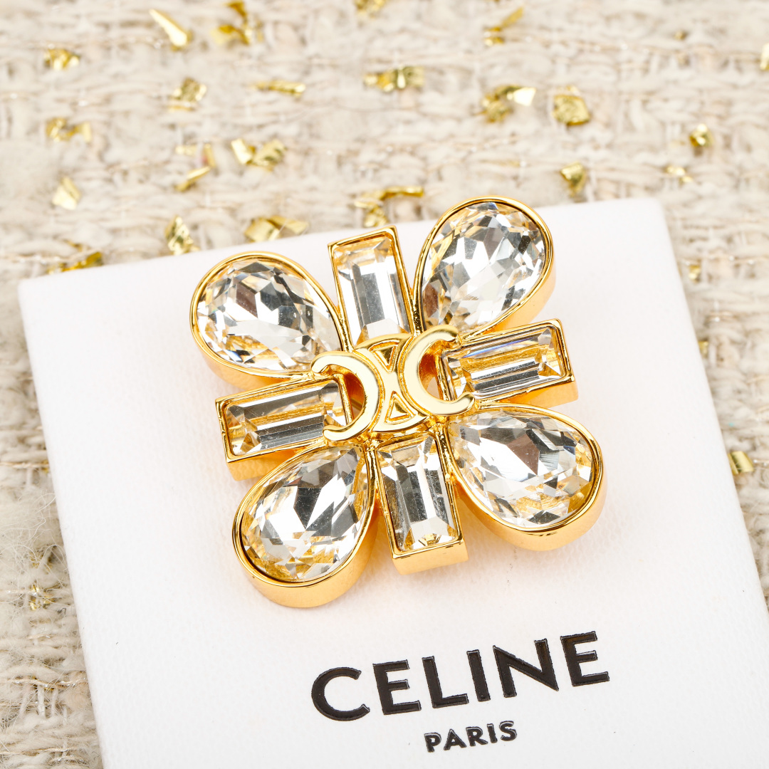 Diamond Arc de Triomphe Brooch Item No.250522