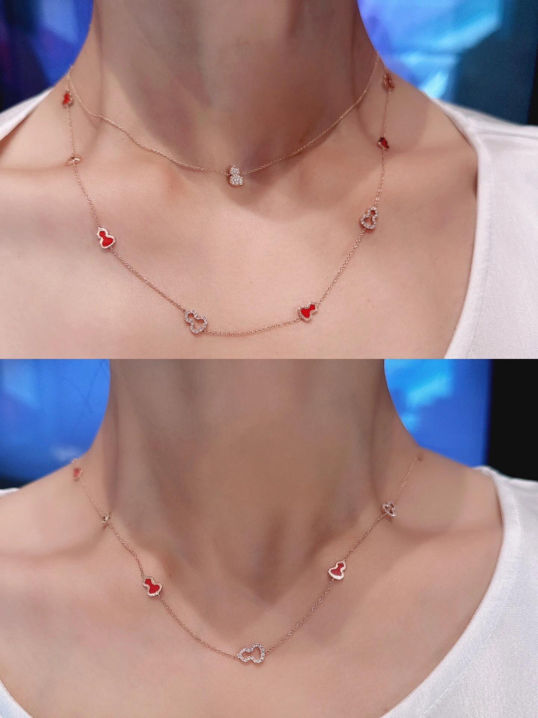 Mini Gourd Necklace Item No.250436
