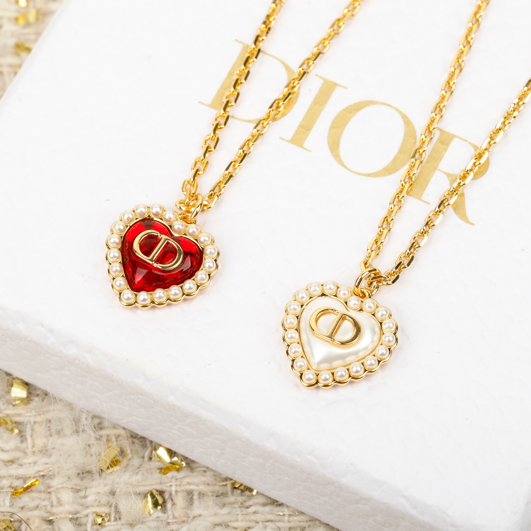 Pearl Heart Necklace Item No.250373