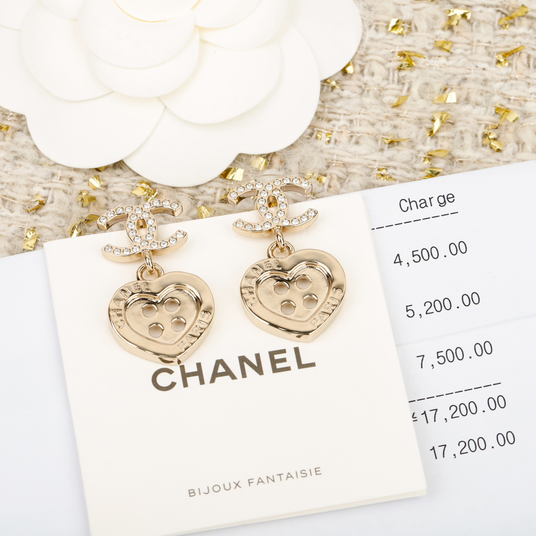 Love double C earrings Item No.250517