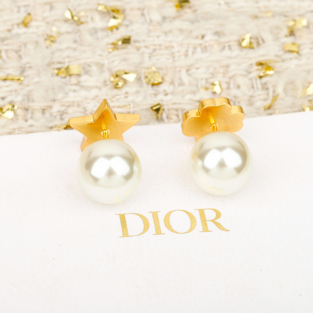 Star Pearl Earrings Item No.250396