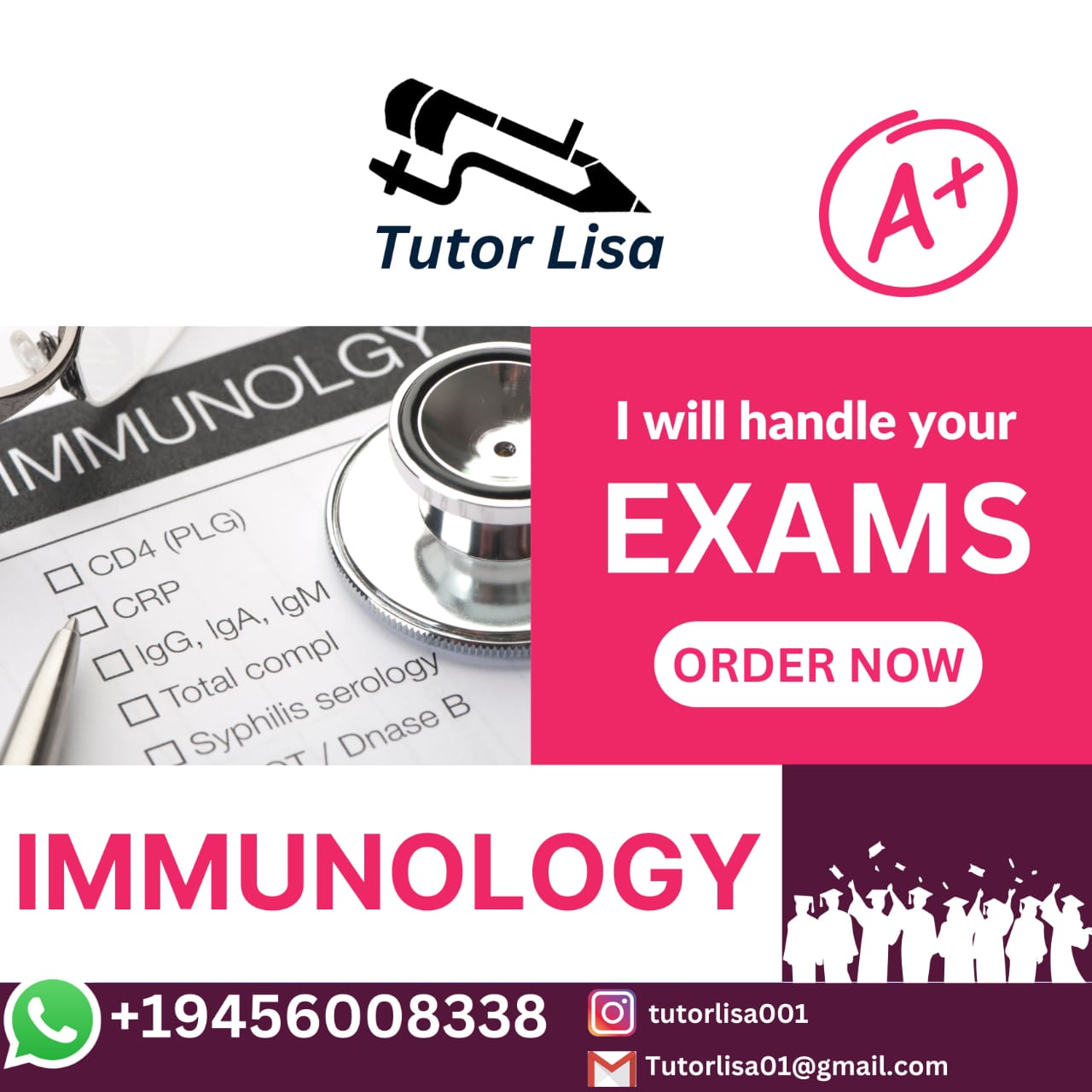 IMMUNOLOGY TUTORING