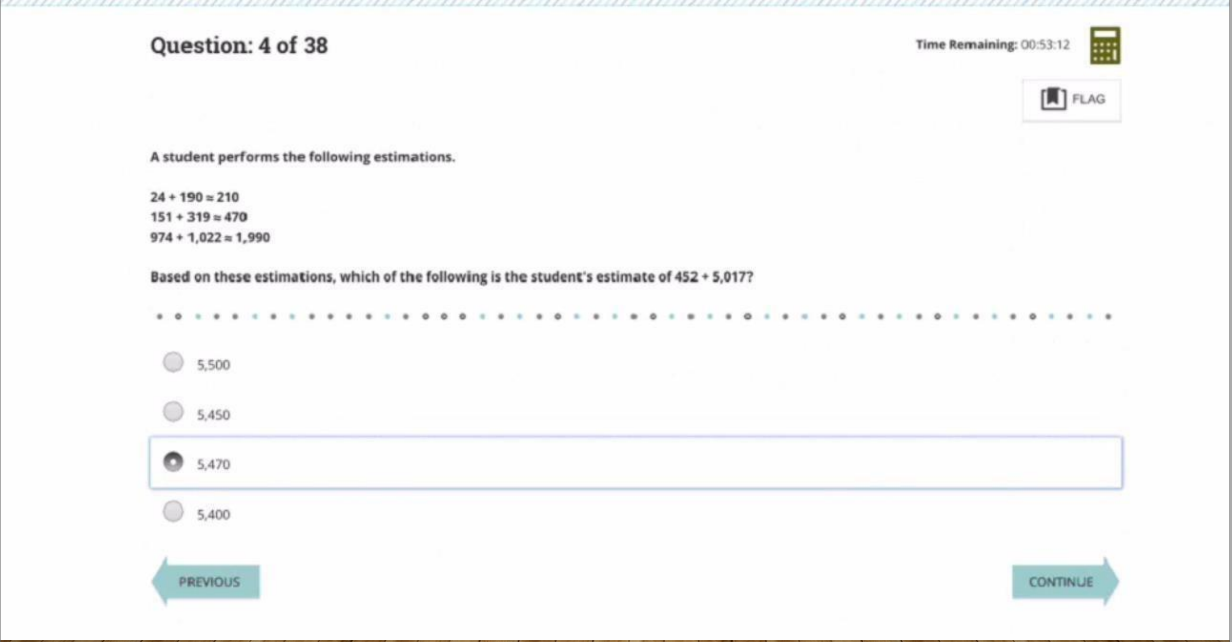 UPDATED TEAS MATH EXAM