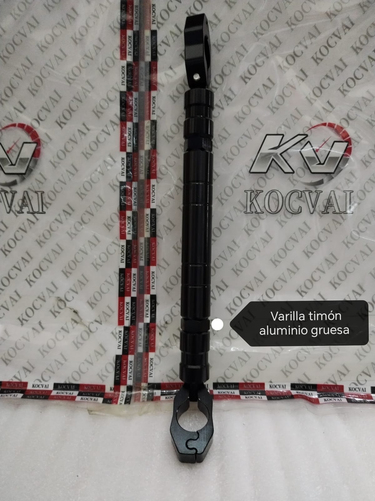 Varilla de timón de aluminio gruesa