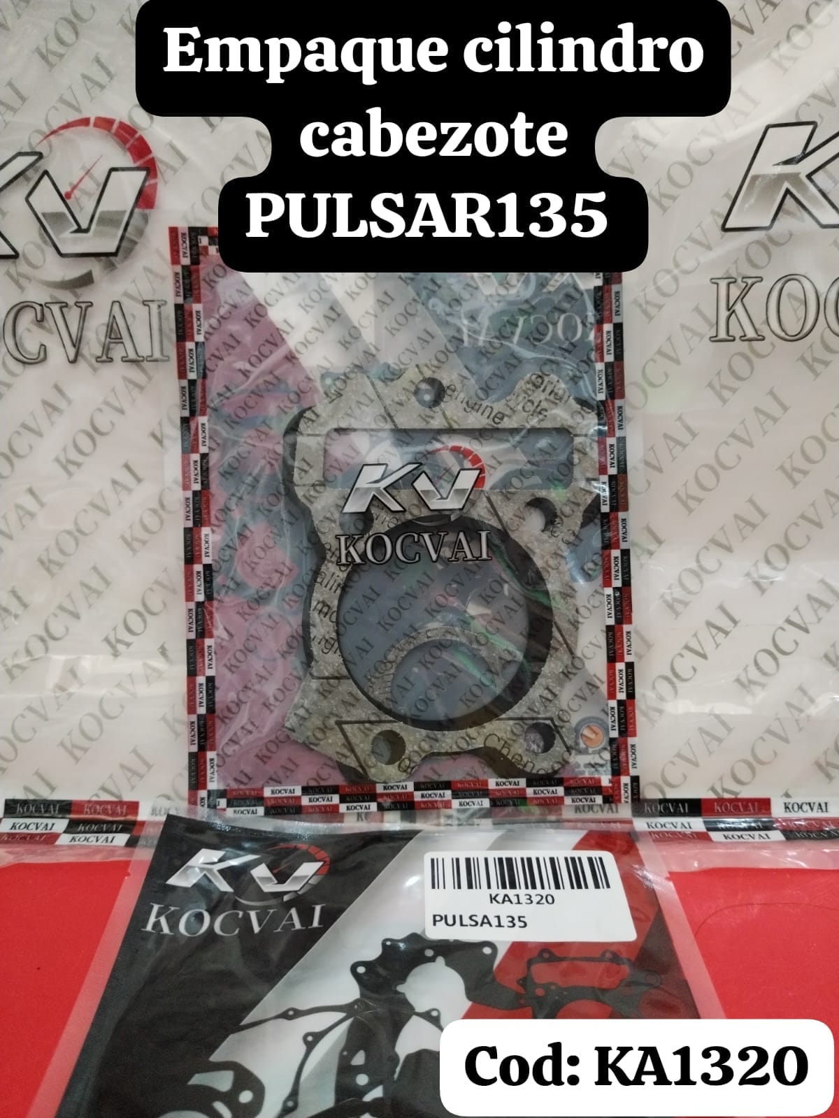 Empaque cilindro cabezote Pulsar 135