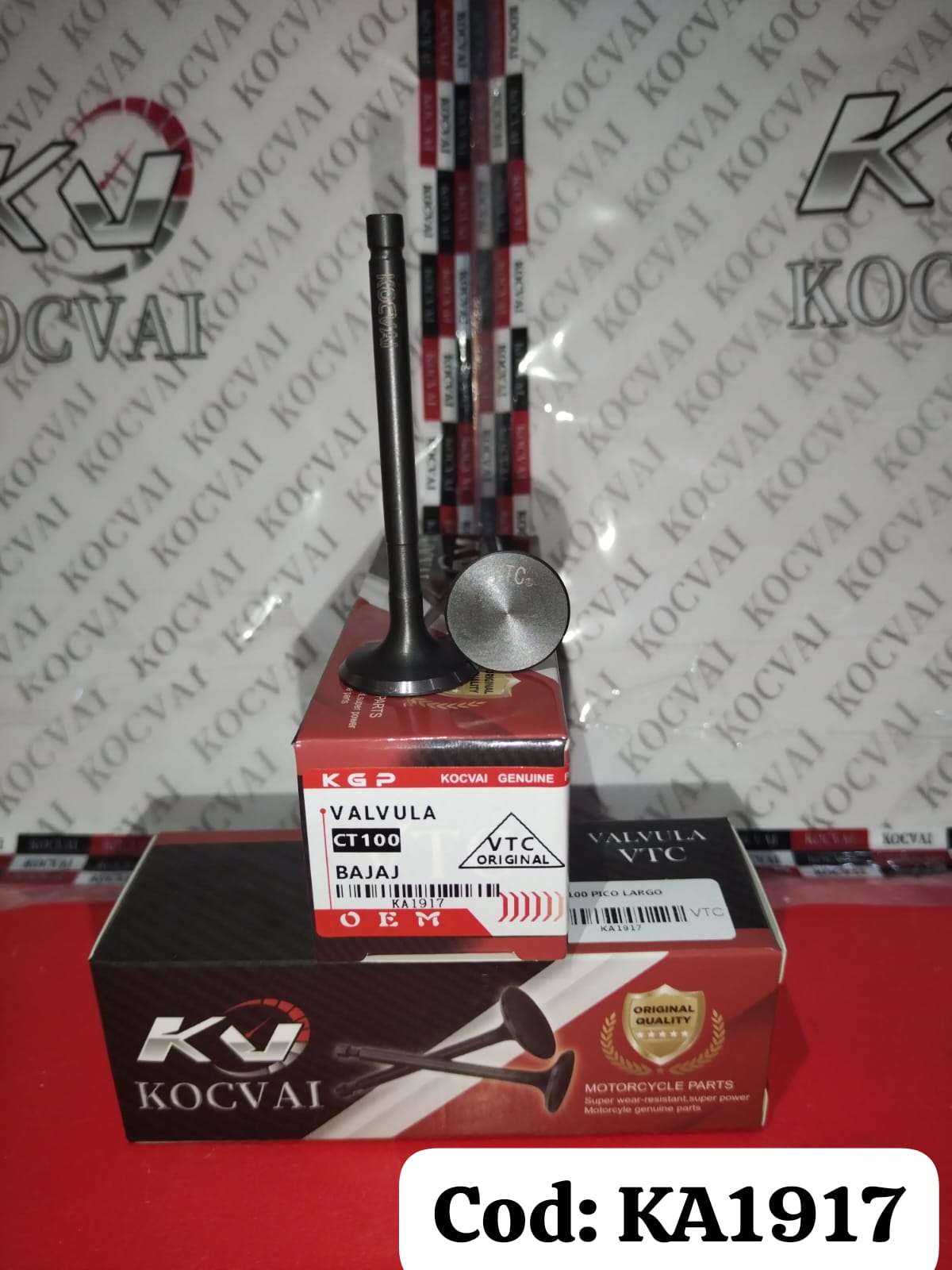 Válvula de Motor Kocvai CT100 Bajaj
