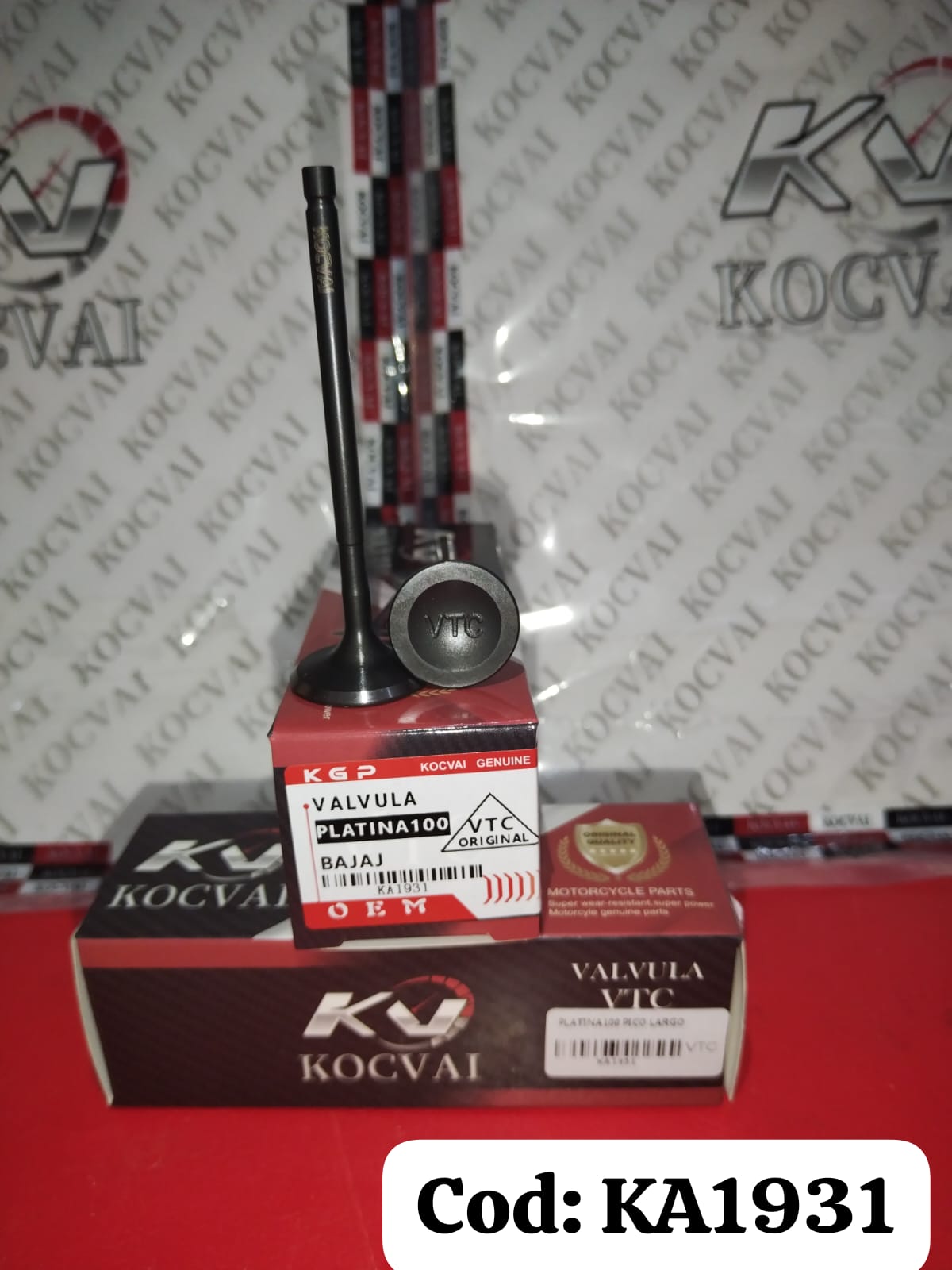 Válvula Platina 100 Bajaj